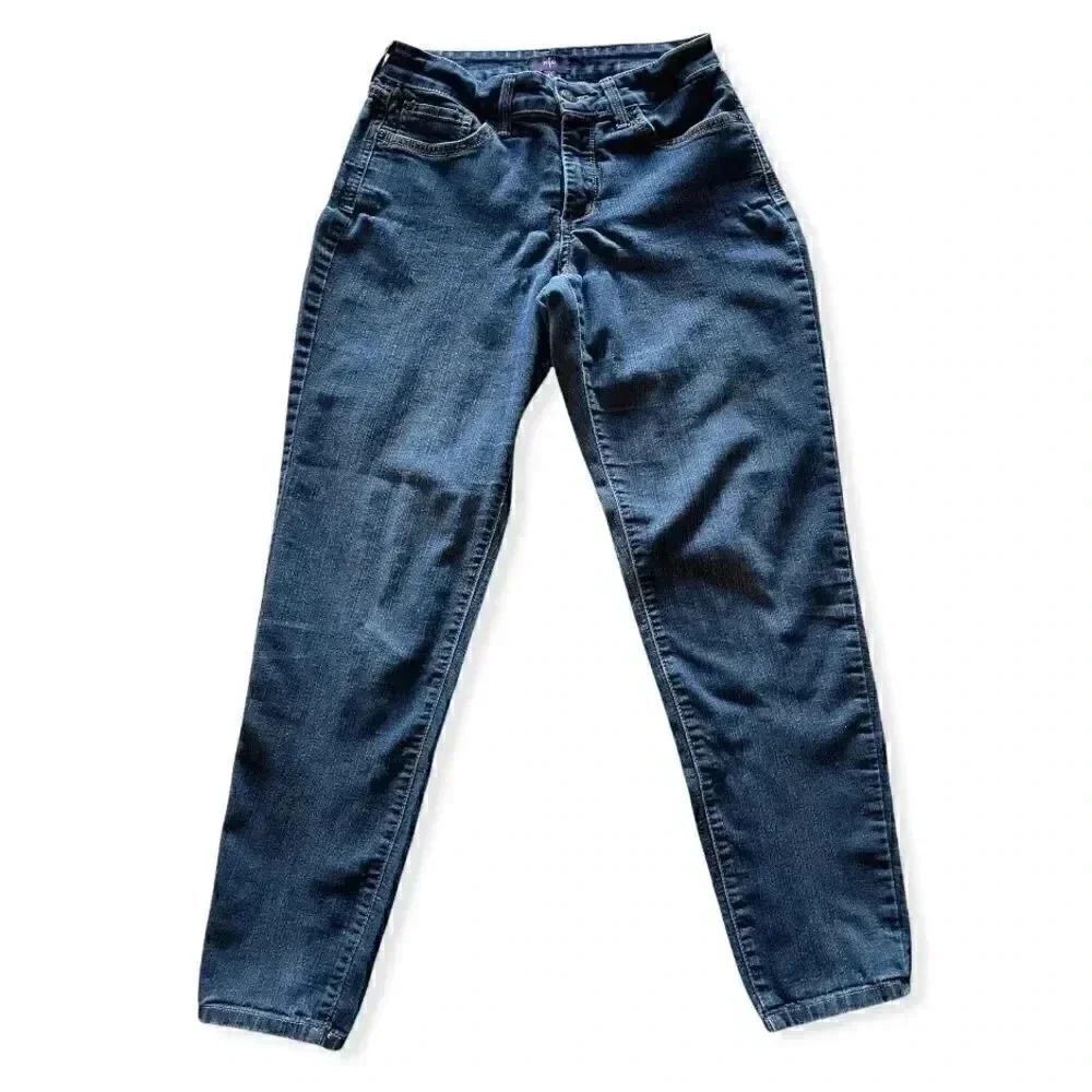 NYDJ High Rise Dark Blue  Lift and Tuck Leggings Women Jeans, 4P